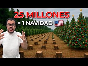 La locura de los árboles de Navidad naturales en USA: granjas, corte y replantado