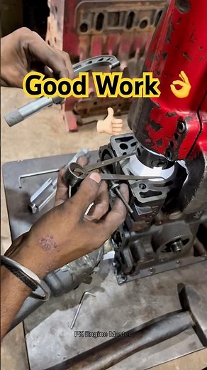 Small Engine Boring Amazing Work #shortsfeed #engine #mechanic #machine