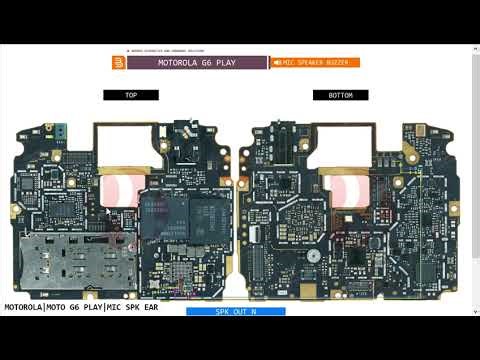 MotoRola Moto G6 Play XT1922134569 Speaker Mic & Ringer Problem Audio IC Buzzer & Ear Speaker Proble