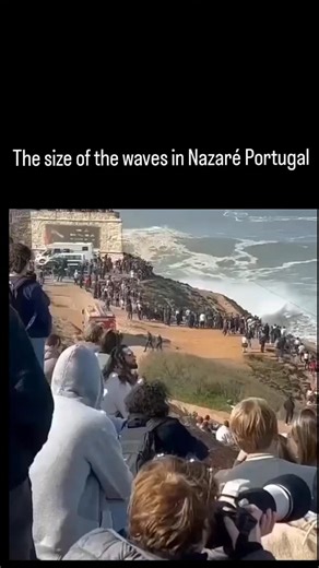 explain.io on Instagram: "@bitzcasino The post showcases a dramatic video of massive waves crashing at Nazaré, Portugal, where crowds watch surfers jet-ski towed into 60-100 foot behemoths, evoking awe and peril. Nazaré's waves form due to the Nazaré Canyon, a 16,000-foot-deep submarine trench that channels Atlantic swells, amplifying them via refraction, depth shoaling, and constructive interference, as detailed in oceanographic studies. Verified records include Sebastian Steudtner's 86-foot wa