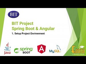 BIT Project - Spring Boot & Angular | 1. Setup Project Environment