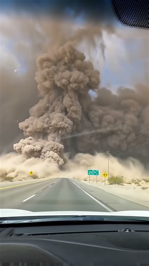 Gigantic quarry blast in the middle of the desert. #explosion