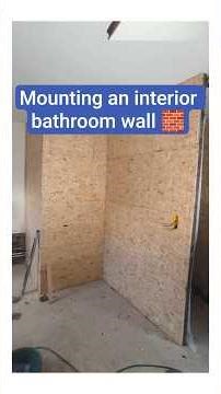 build a bathroom from scratch