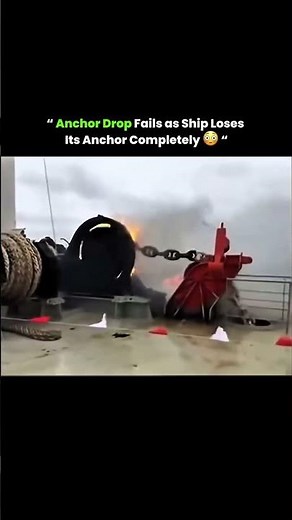 Catastrophic Anchor Drop: When Equipment Fails at Sea!