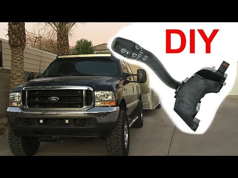 How To Replace Turn Signal Combination Switch 02-07 F250 F350 Ford Super Duty (The fast method)
