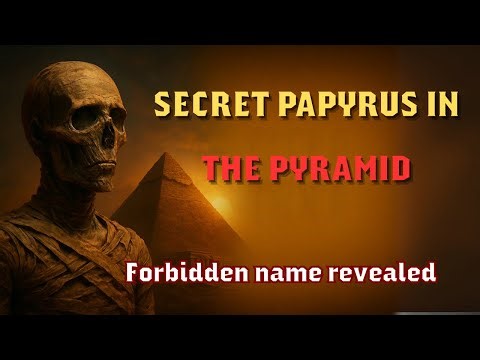 A Sealed Papyrus Was Found Beneath the Pyramid of Khufu — and It Mentions God’s Forbidden Name