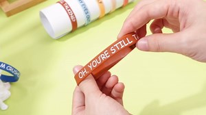 Soulchen 48 Pcs Funny Rubber Wristbands Funny Sarcastic Gift Sarcastic Silicone Bracelets Bulk Morandi Colored with Snarky Quotes for Women Men Christmas Unisex Party Favor Supplies, 12 Styles