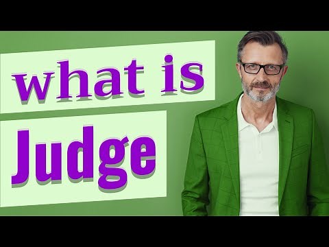 Judge | Definition of judge