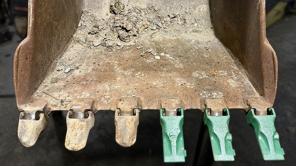 John Deere 50ZTS Mini Excavator Bucket Tooth Replacement