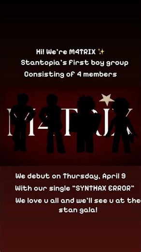 M4TRIX DEBUT 💋🌹♥️