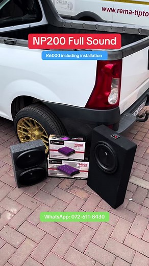 Komplett Sound System für NP200 - R6000 Installation
