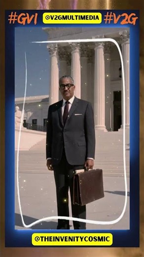 V2G x GVI Presents: 28 Days of Black Genius:Thurgood Marshall #V2G #GVI