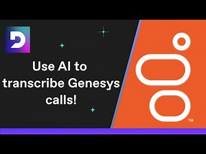 Speech AI Demo: Transcribing Genesys contact center calls with Deepgram's language models