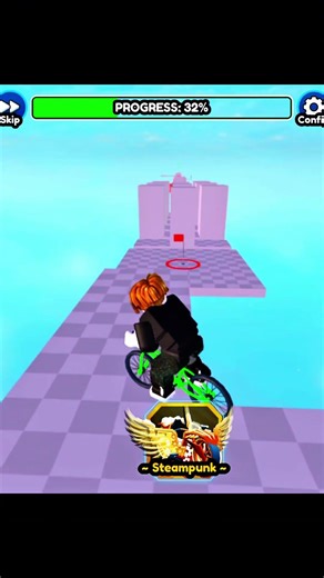 Obby But You’re On a Bike 😱🚲 | Roblox #Shorts #roblox #obby #gaming #robloxshorts #usagaming #usa