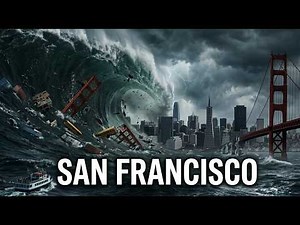 SAN FRANCISCO MEGA TSUNAMI | Giant Wave Destroys the Golden Gate Bridge (AI Disaster Simulation)
