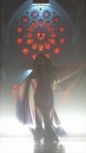 @JLo performed a special concert to celebrate her new film, wearing our custom 'Harmonia’ dress ~ translucent gradient-dyed organza of tyrian purple and shuiro reds are half wheel plissé-ed by hand, unfolding vibrant patterns in voluminous silhouette. Styled by @marielhaenn @robzangardi #irisvanherpen #hautecouture #jlo | Iris van Herpen