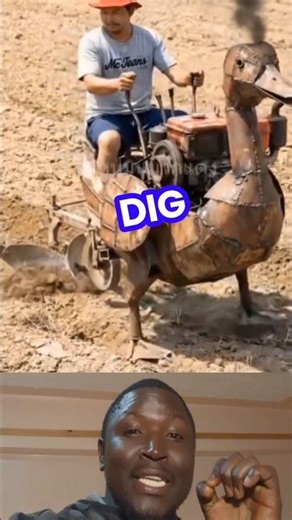 Simples home made digging machine🤪 #makemefamous