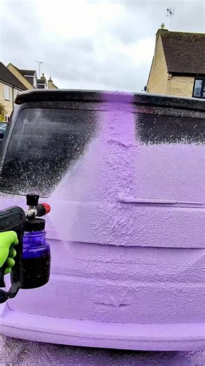 Most Satisfying POV Snow Foam Sunday Carwash #satisfying #asmr #pov #carcleaning