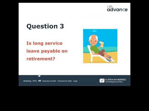Webinar: Long Service Leave, Your Questions Answered