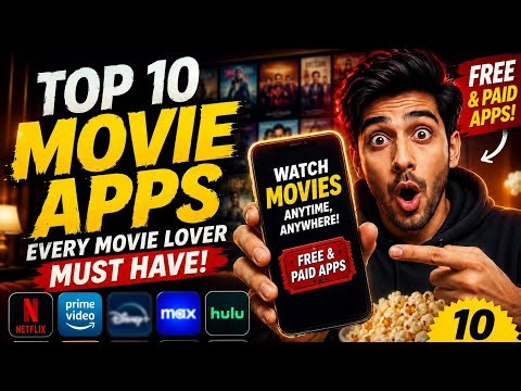 Top 10 Best Movie Apps 2026 | Free & Paid Apps to Watch Movies Online