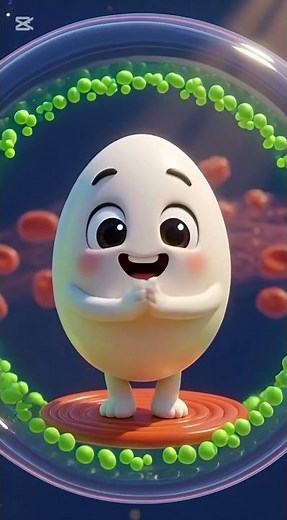 “I’m an Egg 🥚 | Watch What I Do Inside Your Body!” //#ai