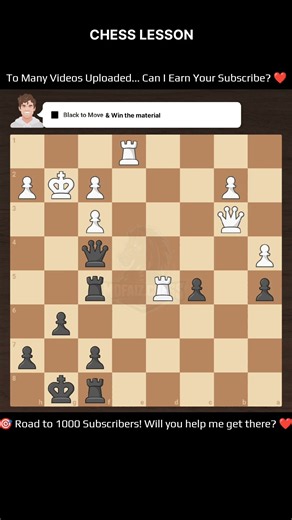 If you solved it, you know what to do. 😉 #chess #chessgame #chesscom #chesstactics