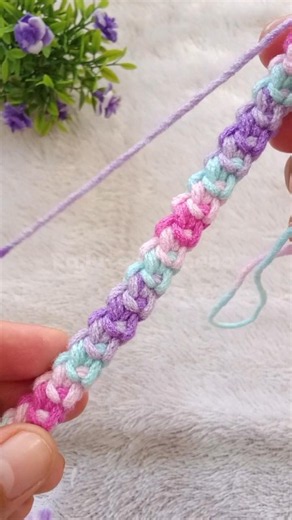 crochet a rope from soft thread #crochet #tutorial #handmade