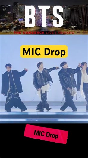 BTS 컴백! 최강 그루브 'Mic Drop'