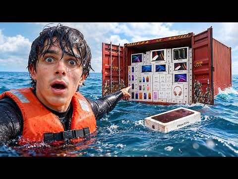 Exploring Mysterious Shipping Containers Lost at Sea!