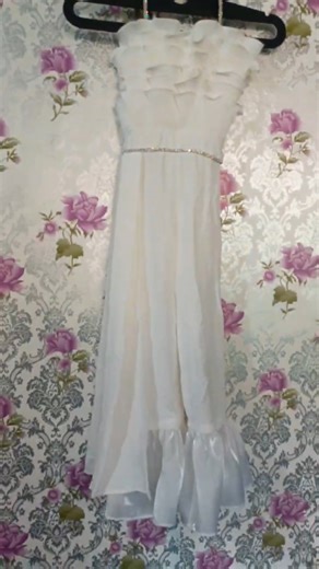 Cute White Baby Frock | Ruffle Baby Dress 🌸