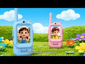 Kids Video Call Walkie Talkie 2025 | Wireless Camera Intercom Toy | Best Gift for Children