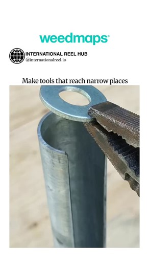 🌍 INTERNATIONAL REEL HUB on Instagram: "The post features a 23-second video tutorial on crafting a DIY plumbing tool from a galvanized steel pipe, involving cutting a lengthwise slot, filing edges, and grinding for flexibility to grip fittings in confined spaces like under sinks. This simple hack transforms a standard pipe into a C-shaped extender wrench, enabling torque application without bulky tools, ideal for maintenance in awkward angles and saving on specialized equipment costs. Posted on