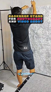 Backdrop Stand for Photography and Video Shoot #backdropstand #adjustablebackdropstand #photographytips #photoshootideas #backgroundstand #heavydutybackdrop #tit0bill | Tito Bill