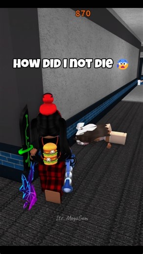 I Love My Hitbox (Sometimes) 😎 | #mm2 #roblox #shorts #fyp