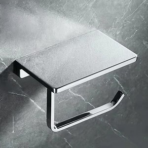 [Hot Item] Gold Toilet Paper Holder Bathroom Tissue Holder Paper Roll SUS 304 Stainless Steel Wall Mount