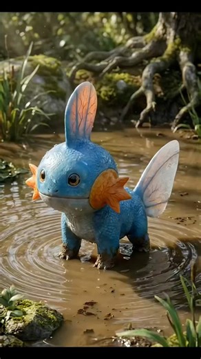 Realistic Pokemon Evolution 19 ( Mudkip → Marshtomp → Swampert → Mega Swampert )