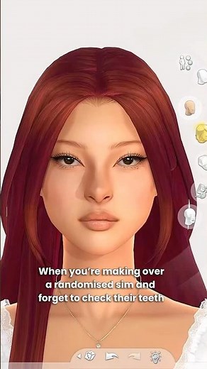 This is a reminder to check your sims teeth 🙃 #sims4 #sims4cc #thesims4 #shorts #sims