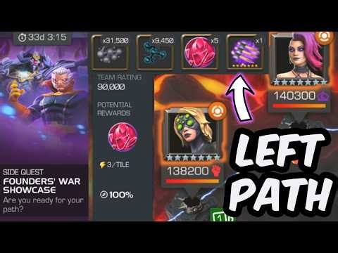 Left Path - War Path Founders War Showcase - Stellar Forged 100% - Marvel Contest of Champions