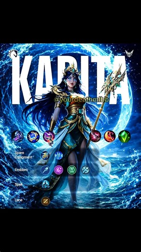 Kadita Best Build 2026 🌊 One Shot Combo Guide | Full Emblem & Spell | MLBB