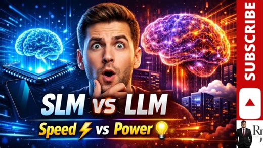 Small Language Models vs Large Language Models Explained 🔥 | SLM vs LLM (AI Comparison) | Prof. Rahul Jain
