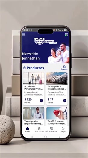 Con la app de seguros Qualitas explora productos, coberturas y beneficios, selecciona tu póliza, sube tu documentación y activa tu protección en minutos. Todo el respaldo de Seguros Qualitas al alcance de tu mano, seguro y confiable. Descárgala hoy y asegura tu bienestar al instante. Aprobado por la Sudeaseg bajo el código TV-2024-0312 #AppSegurosQualitas #ProtecciónDigital #seguridadinmediatayconfiable @Sudeaseg Oficial