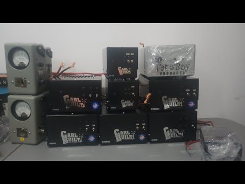 Carl Built and Fatboy Amps Available on roostercb.com 9-16-25, Also input power recommendations