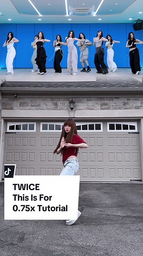 TWICE 'This Is For' Dance Tutorial at 0.75x Speed