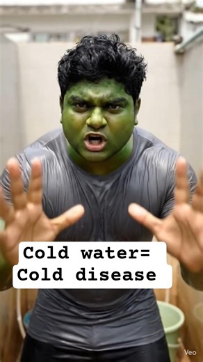 Cold Water Causes Cold? #HealthMyths #ScienceFacts #DailyMyths #Shorts #indianmyths