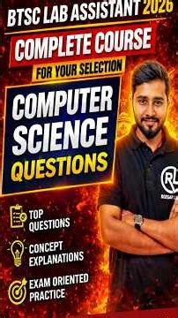 BTSC Lab Assistant Computer Science Questions 🔥 | Previous Year Questions with Solutions |