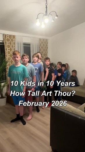 Tracking Growth: 10 Kids' Height Journey Over 10 Years