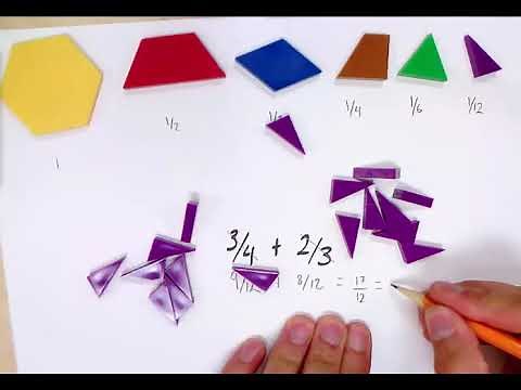 Adding Fractions (with manipulatives)