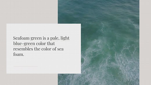 What color code is seafoam green?