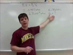 Solving a Boyle's Law Problem - Mr Pauller