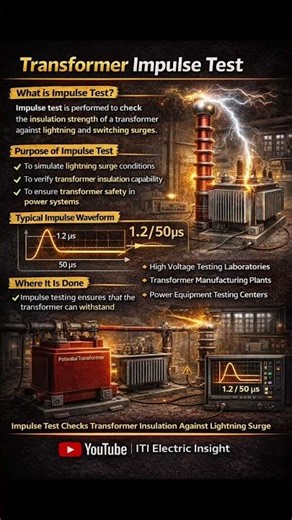 Transformer Impulse Test?#Transformer #ImpulseTest #HighVoltage #ElectricalEngineering #PowerSystem
